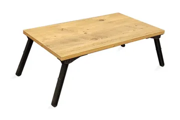 Nekeisha Laptopställ 25 cm - Trä/natur/Svart - Products - Förvaring - Småförvaring - Förvaringsställ - Laptopställ