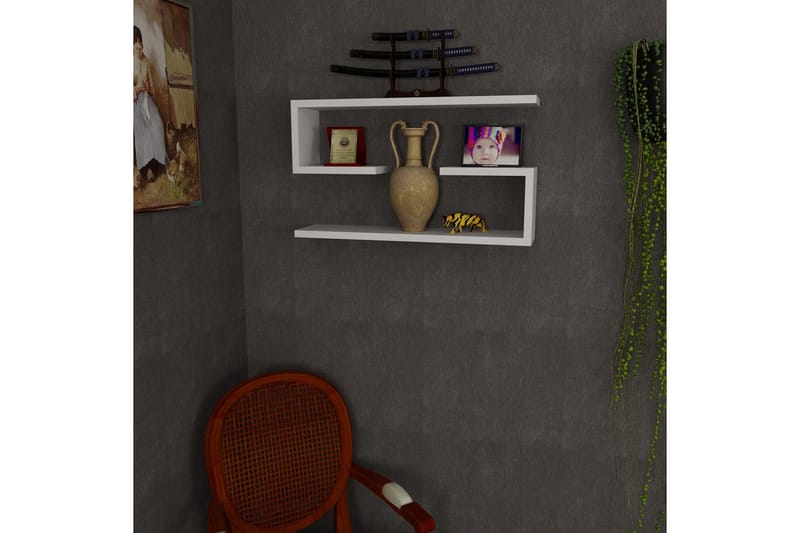 Furny Home Vägghylla 60 cm - Vit - Products - Förvaring - Småförvaring - Väggförvaring