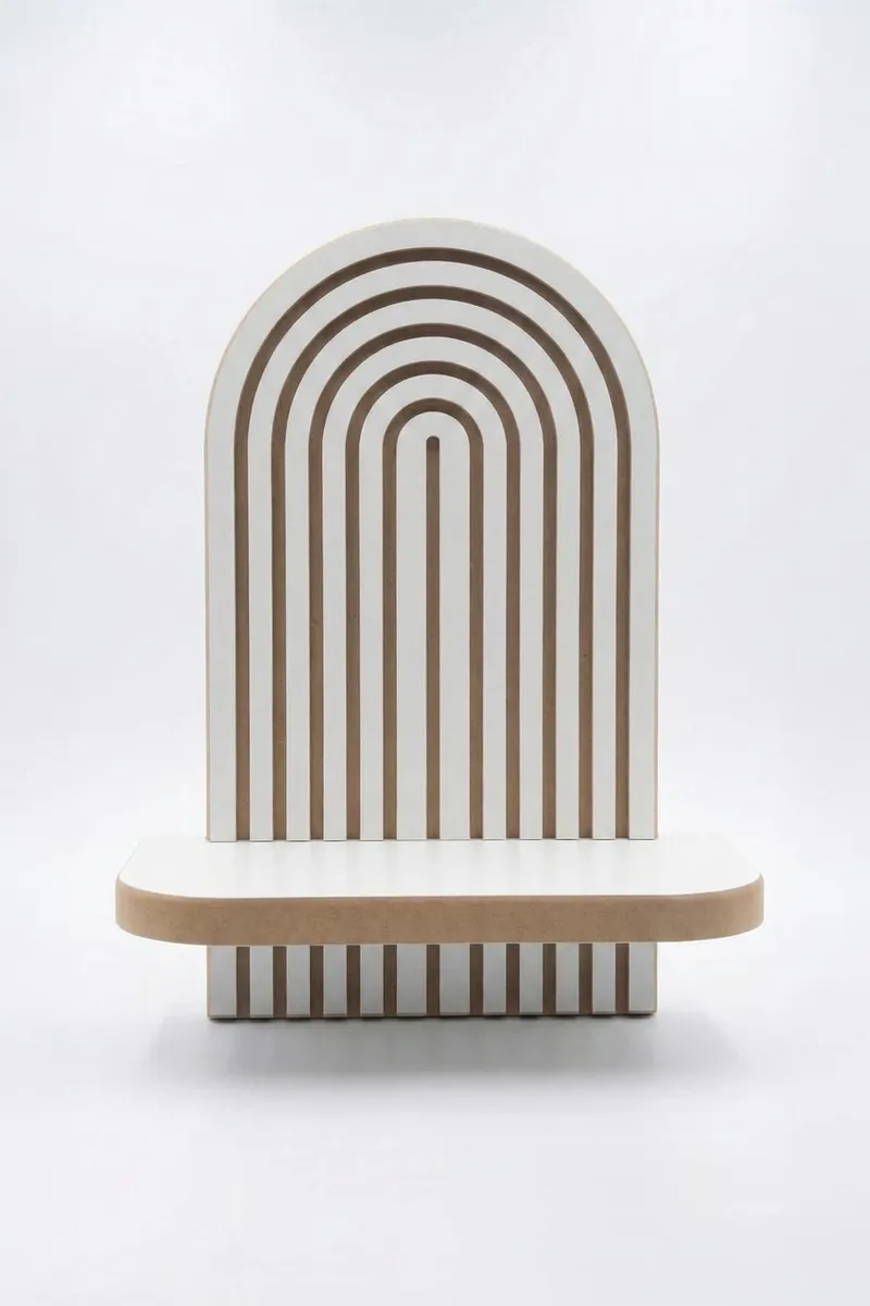 Hasina Vägghylla 26x35x13 cm, Vit