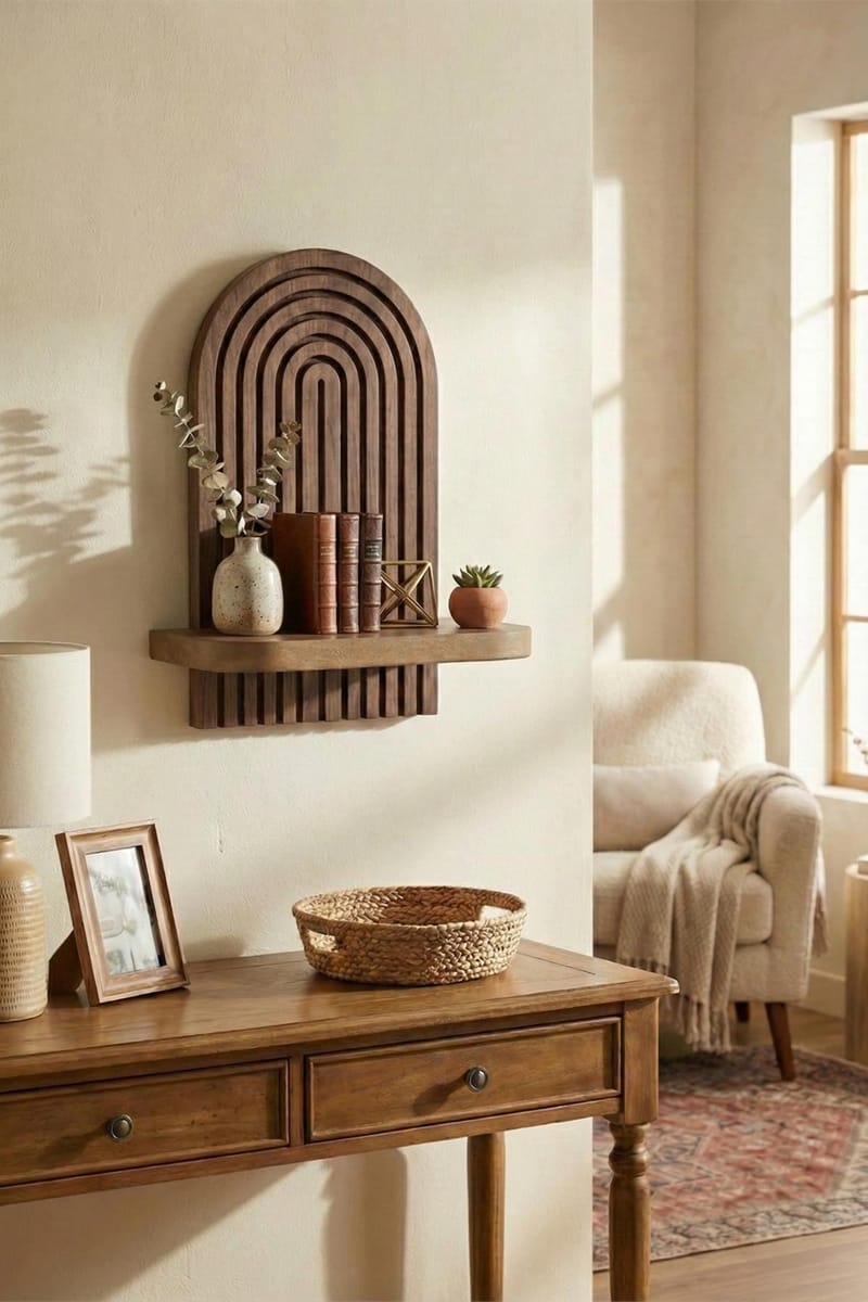 Hasina Vägghylla 26x35x13 cm - Wenge - Products - Förvaring - Småförvaring - Väggförvaring