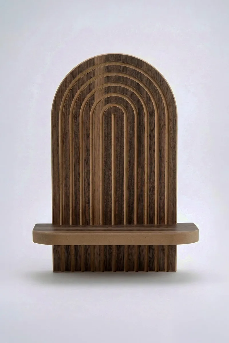 Hasina Vägghylla 26x35x13 cm, Wenge