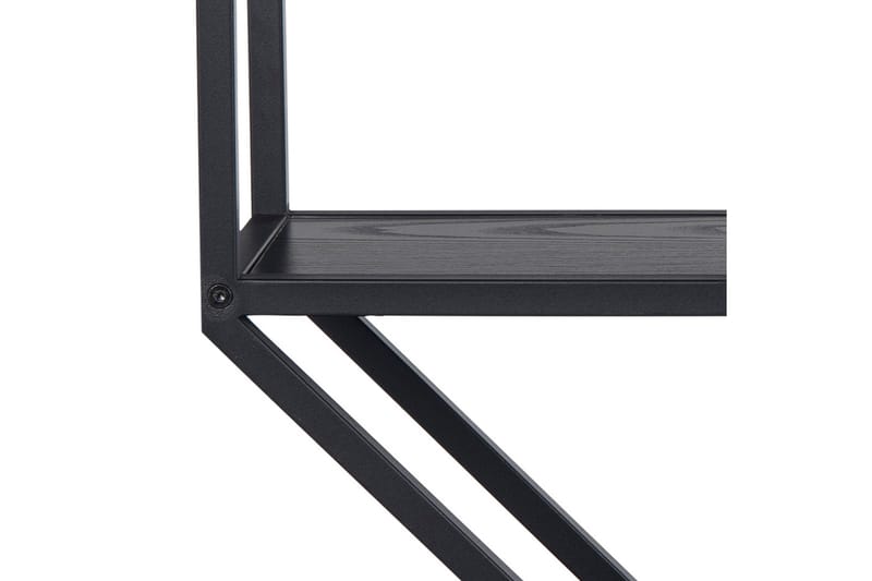 Hasslevik Vägghylla 77x20 cm 4 Hyllor - Svart/Matt Svart - Products - Förvaring - Småförvaring - Väggförvaring