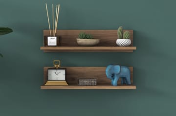 Herleride Vägghylla 13x60 cm - Valnöt - Products - Förvaring - Småförvaring - Väggförvaring