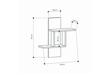 Homitis Vägghylla - Vit - Products - Förvaring - Småförvaring - Väggförvaring