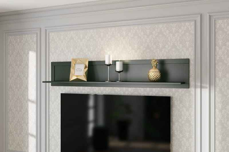 Ivreri Vägghylla 25x177 cm - Khaki/Natur - Products - Förvaring - Småförvaring - Väggförvaring