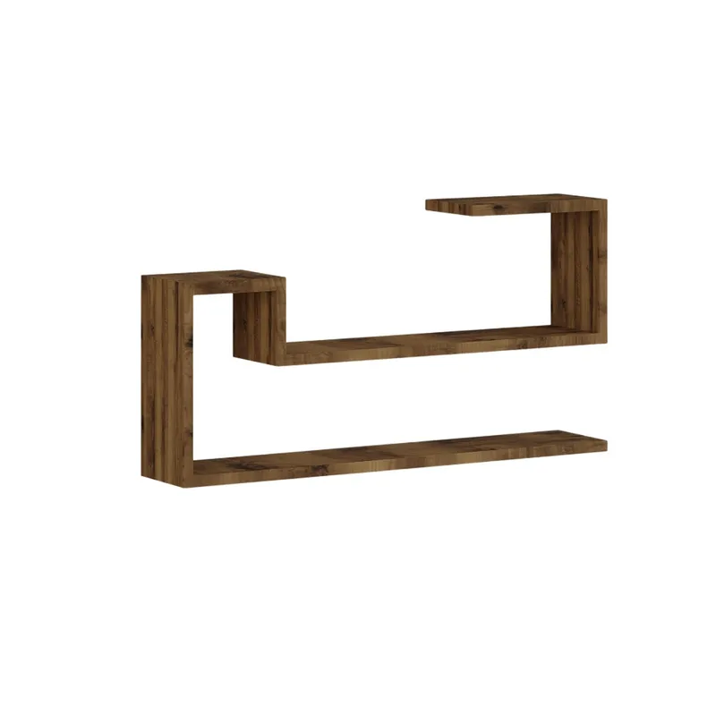 Melto Vägghylla 90x41,2x17 cm - Antik valnöt - Products - Förvaring - Småförvaring - Väggförvaring