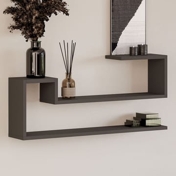 Melto Vägghylla 90x41,2x17 cm - Antracit - Products - Förvaring - Småförvaring - Väggförvaring