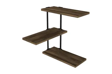 Mohed Vägghylla 45 cm - Brun/Svart - Products - Förvaring - Småförvaring - Väggförvaring