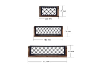 Nordanå Vägghylla - Brun - Products - Förvaring - Småförvaring - Väggförvaring