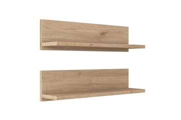 Ramulu Vägghylla 60 cm - Valnöt/Vit - Products - Förvaring - Småförvaring - Väggförvaring