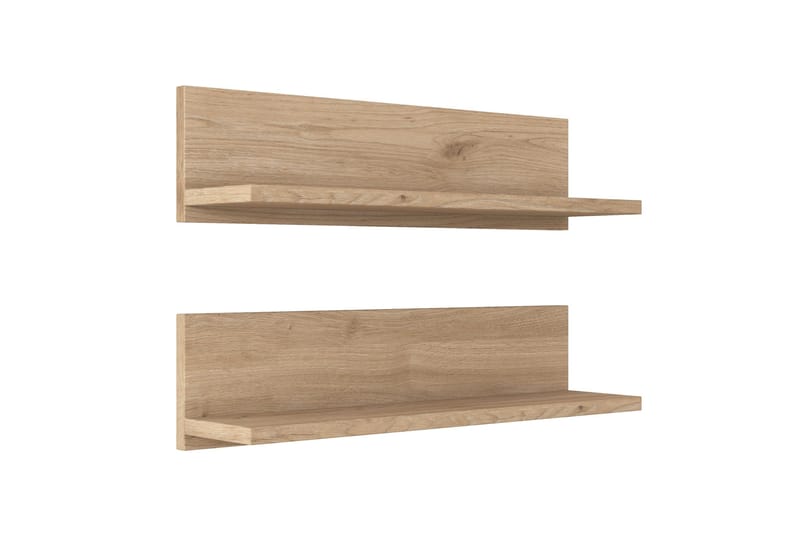 Ramulu Vägghylla 60 cm - Valnöt/Vit - Products - Förvaring - Småförvaring - Väggförvaring