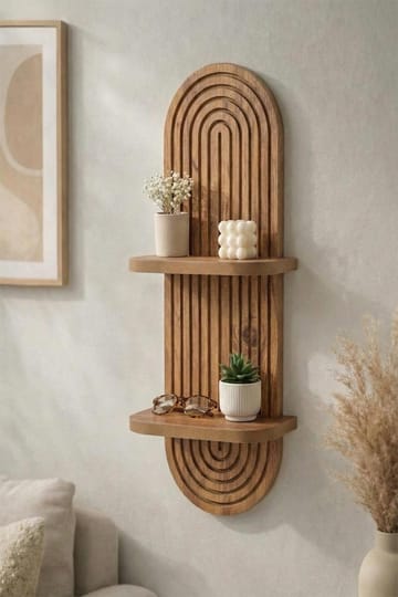 Savik Vägghylla 26x35x13 cm - Ek - Products - Förvaring - Småförvaring - Väggförvaring