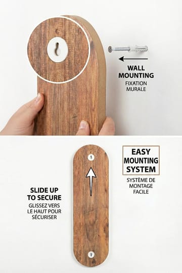 Savik Vägghylla 26x35x13 cm - Ek - Products - Förvaring - Småförvaring - Väggförvaring