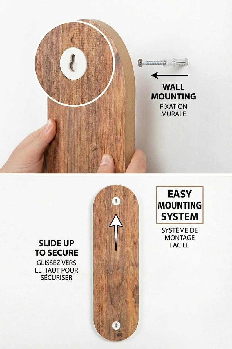 Savik Vägghylla 26x35x13 cm - Ek - Products - Förvaring - Småförvaring - Väggförvaring