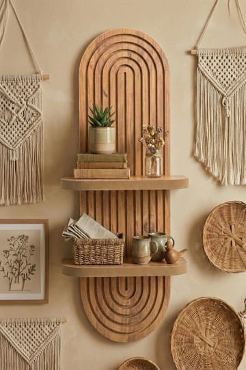 Savik Vägghylla 26x35x13 cm - Ek - Products - Förvaring - Småförvaring - Väggförvaring