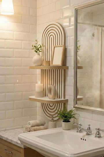 Savik Vägghylla 26x35x13 cm - Vit - Products - Förvaring - Småförvaring - Väggförvaring