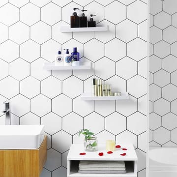 Suwon vägghylla 38 cm, 3-pack - Vit - Vit - Products - Förvaring - Småförvaring - Väggförvaring