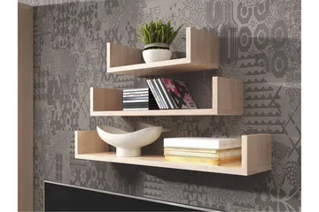 Trio Vägghylla - Beige/Grå - Products - Förvaring - Småförvaring - Väggförvaring