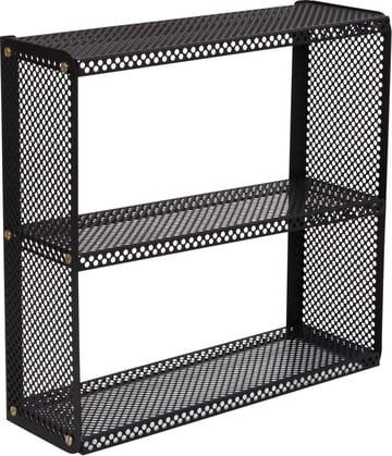 Vägghylla Smilla 60x60 cm - Svart/Mässing - Products - Förvaring - Småförvaring - Väggförvaring
