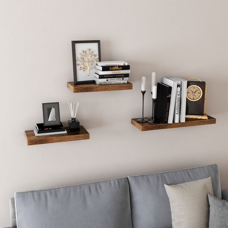 Vägghylla Sussex 40x20 cm - Brun/Mocca - Products - Förvaring - Småförvaring - Väggförvaring