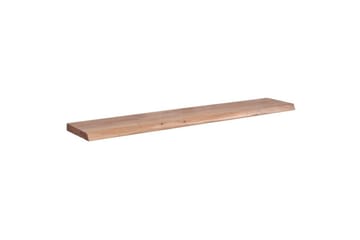 Vägghylla Wohnling träkant, massivt trä, flytande hylla, lantlig stil 140 cm - 140 cm - Products - Förvaring - Småförvaring - Väggförvaring