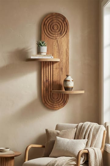 Virlin Vägghylla 26x35x13 cm - Ek - Products - Förvaring - Småförvaring - Väggförvaring