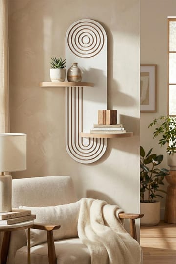 Virlin Vägghylla 26x35x13 cm - Vit - Products - Förvaring - Småförvaring - Väggförvaring