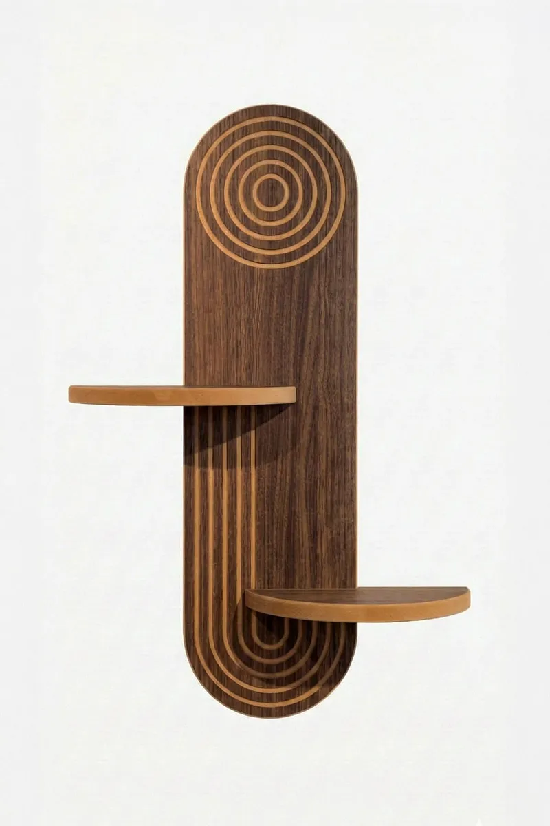 Virlin Vägghylla 26x35x13 cm - Wenge - Products - Förvaring - Småförvaring - Väggf örvaring