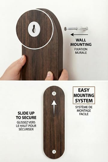 Virlin Vägghylla 26x35x13 cm - Wenge - Products - Förvaring - Småförvaring - Väggförvaring