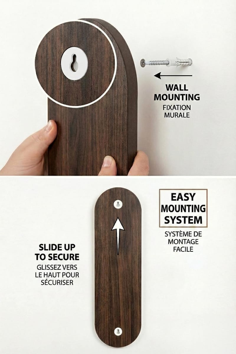 Virlin Vägghylla 26x35x13 cm - Wenge - Products - Förvaring - Småförvaring - Väggförvaring