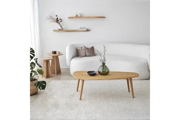 Wavy Vägghylla 100 cm - Ek - Products - Förvaring - Småförvaring - Väggförvaring