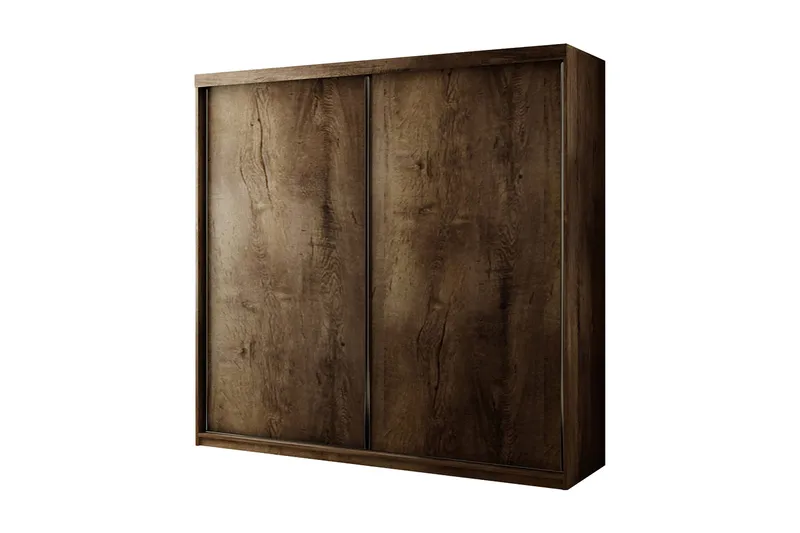 Top Garderob 200x62x200 cm - Brun/Mörk Ask - Products - Förvaring - Garderober & garderobssystem