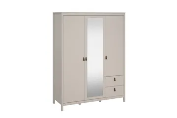 Vallvidera Garderob med Spegel 150x199 cm - Beige - Products - Förvaring - Garderober & garderobssystem