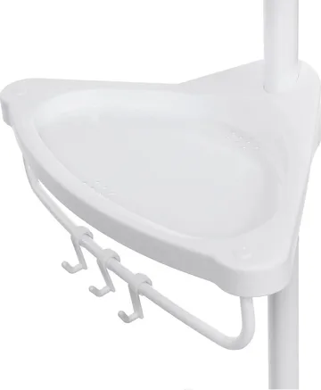 Abarema duschhylla - Vit - Vit - Products - Inredning - Badrumsinredning - Handdukshållare