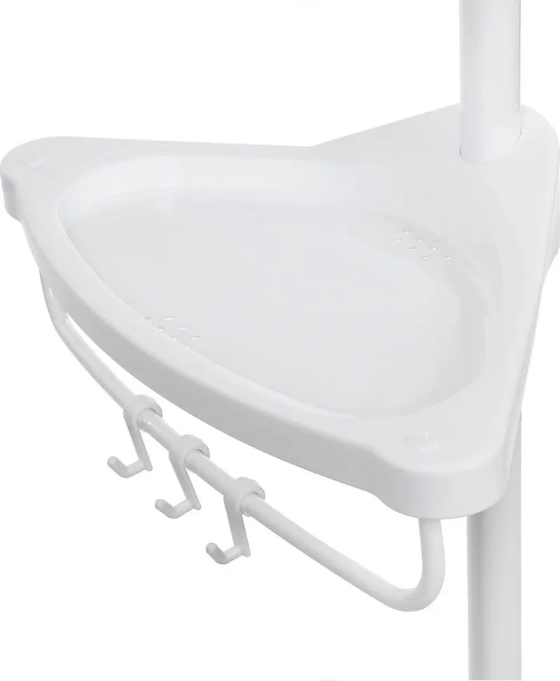 Abarema duschhylla - Vit - Vit - Products - Inredning - Badrumsinredning - Handdukshållare