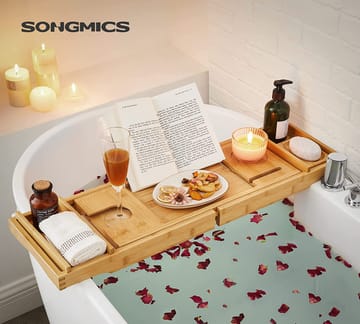 Okra badkarsbricka - Beige - Beige - Products - Inredning - Badrumsinredning - Badkarshylla