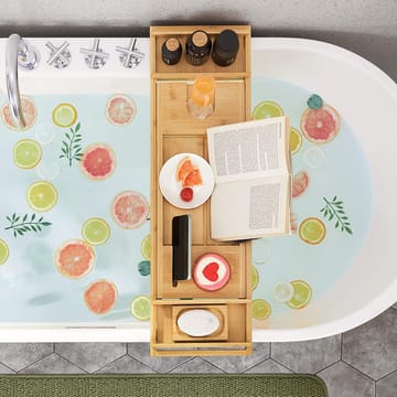 Okra badkarsbricka - Beige - Beige - Products - Inredning - Badrumsinredning - Badkarshylla