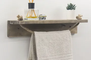 Raianna Handdukshållare 50 cm - Valnöt - Products - Inredning - Badrumsinredning - Handdukshållare