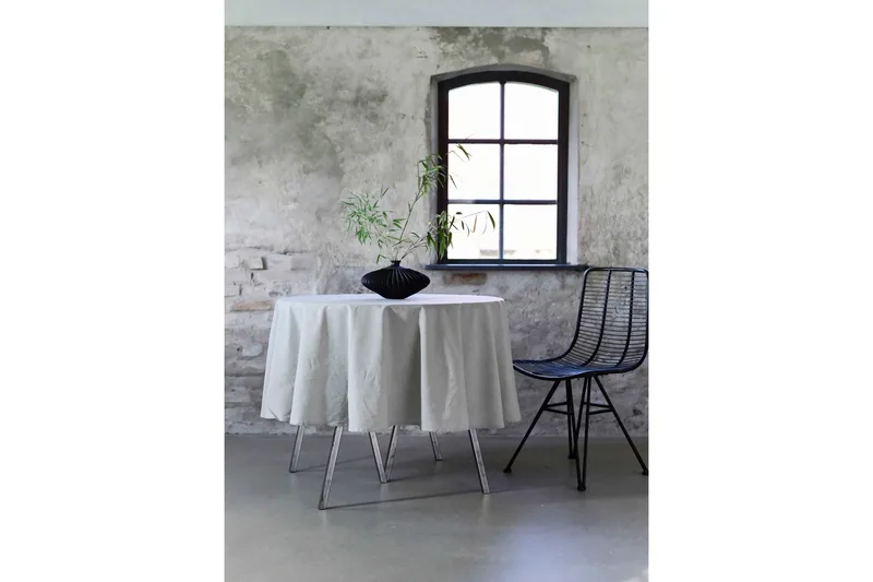 Eden Bordsduk Ø180 cm, Offwhite