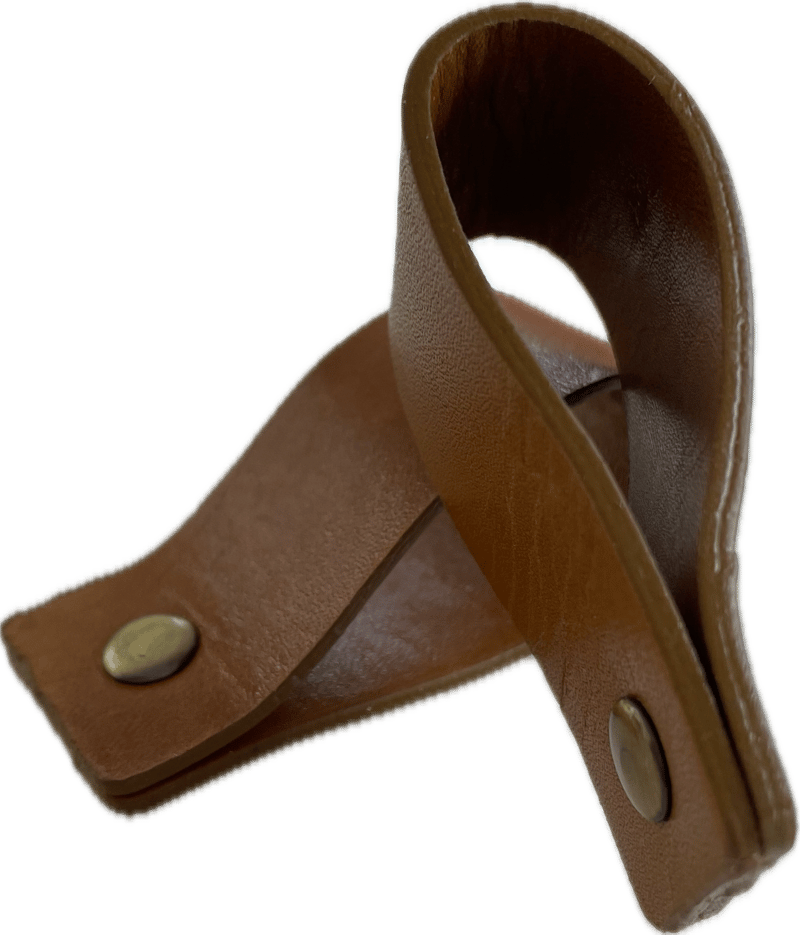 Servettring läder med platt spänne - brun - Products - Inredning - Dekoration & inredningsdetaljer - Bordsdekoration - Servettring