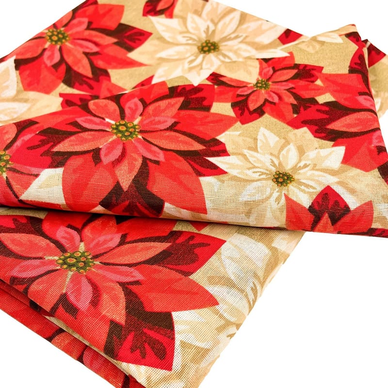 Bordstablett Quarnö New 136x220 cm julstjärnor - Flerfärgad - Products - Inredning - Dekoration & inredningsdetaljer - Julpynt & juldekoration - Jultextil - Julduk & jullöpare
