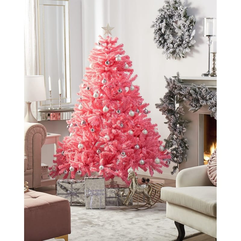 Konstgjord Julgran Farnham - Rosa 150x150x210 cm - Products - Inredning - Dekoration & inredningsdetaljer - Julpynt & juldekoration - Plastgran