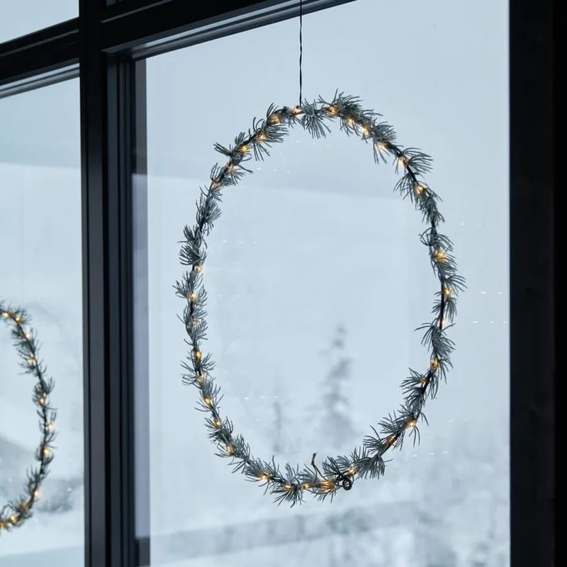 Starlight krans med LED-ljus Ø40 cm, ljus