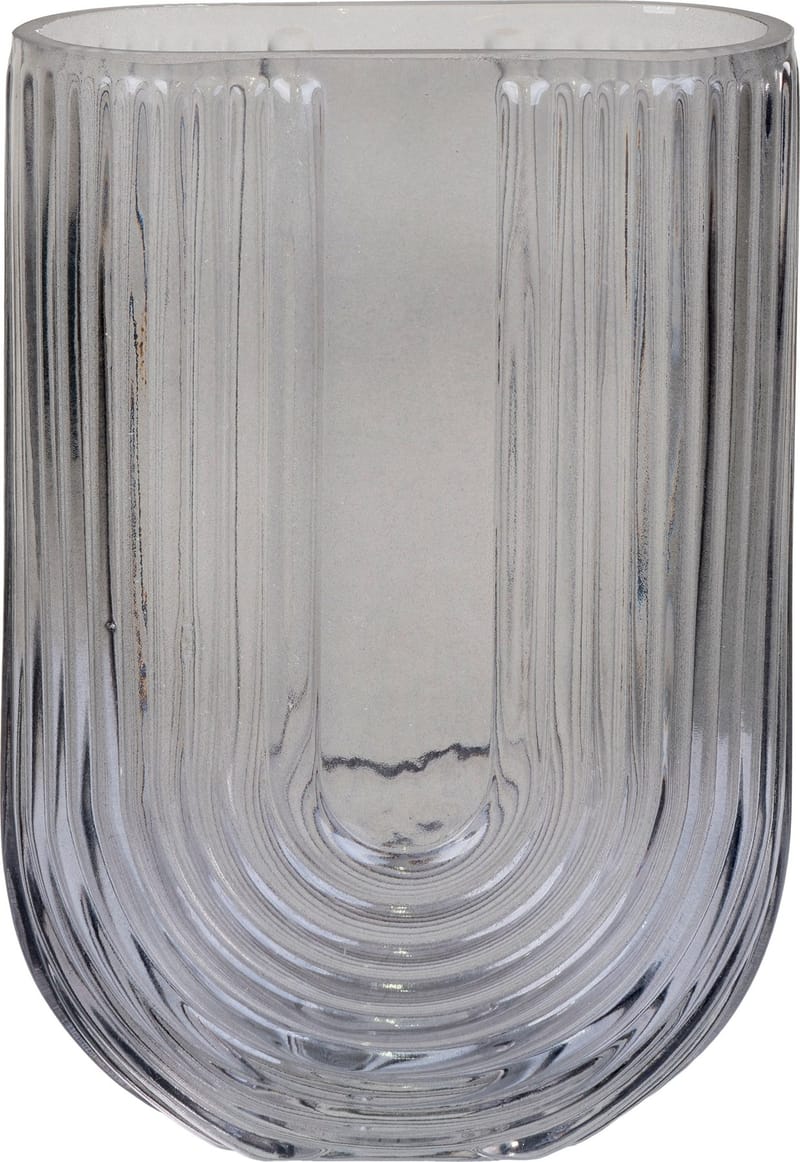 Blomvas 19 cm - rökigt glas - Products - Inredning - Dekoration & inredningsdetaljer - Vas - Blomvas