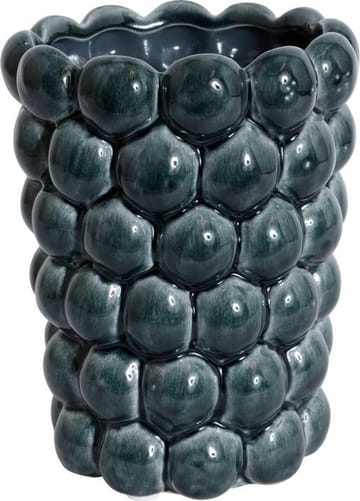 Vas Big Bouble H20 cm Keramik - mörkblå - Products - Inredning - Dekoration & inredningsdetaljer - Vas - Blomvas