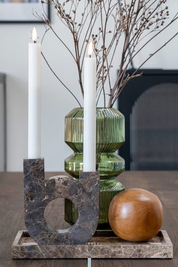 Vas Glas 24,5 cm - grön - Products - Inredning - Dekoration & inredningsdetaljer - Vas - Blomvas