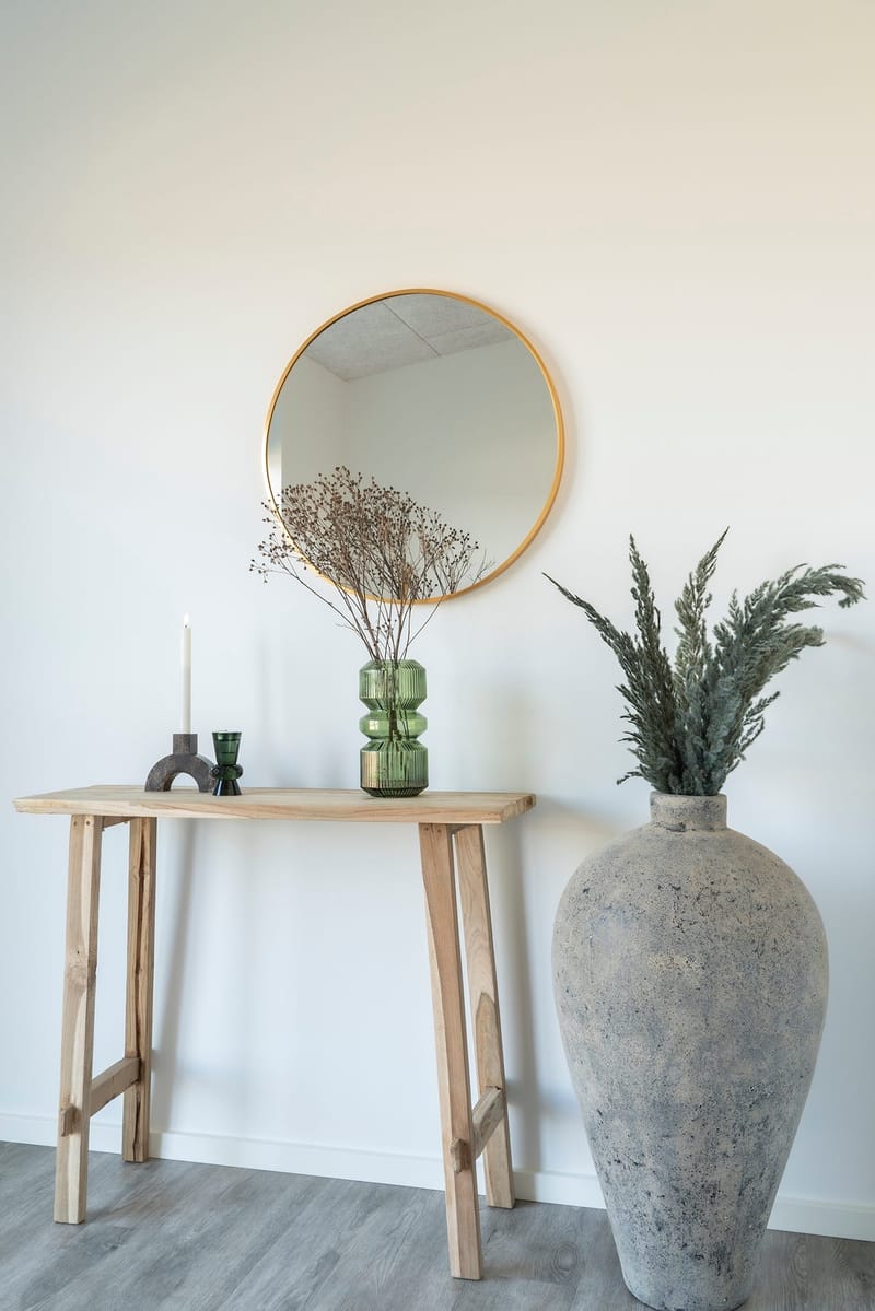 Vas Glas 24,5 cm - grön - Products - Inredning - Dekoration & inredningsdetaljer - Vas - Blomvas