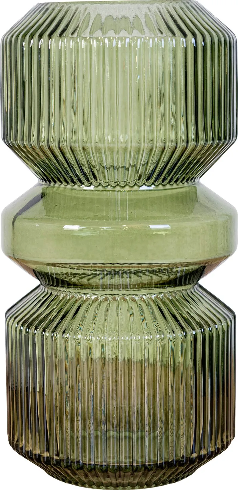 Vas Glas 24,5 cm, grön