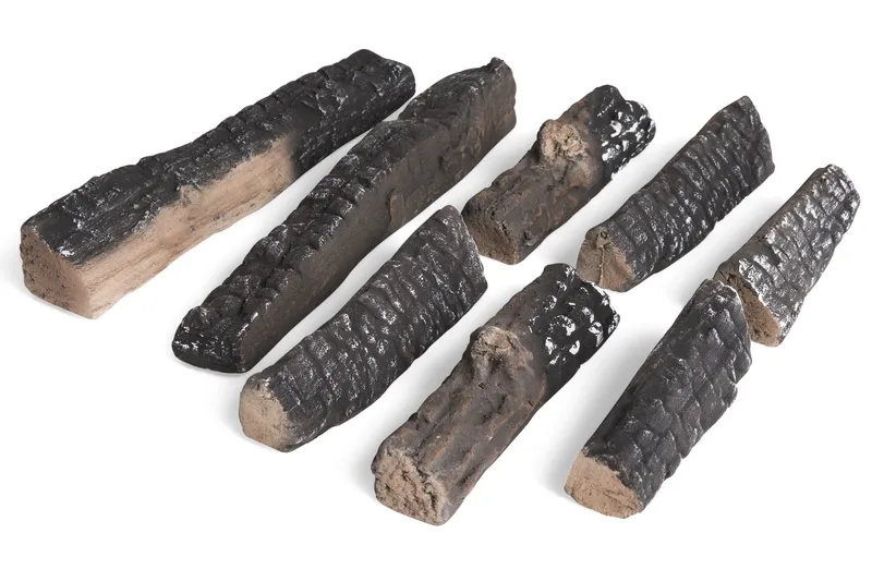 Keramiska vedträn 8st - Products - Inredning - Kaminer - Tillbehör kaminer - Keramisk ved