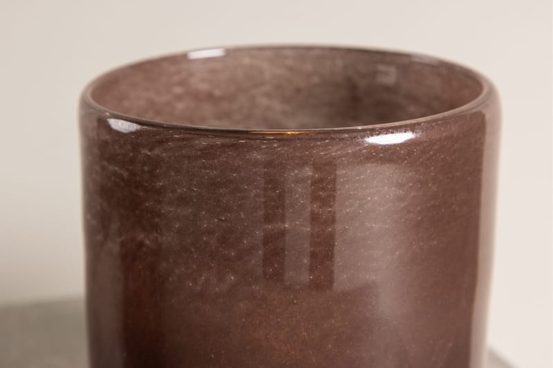 Glora Ljuslykta 12x12 cm - Brun - Products - Inredning - Ljus & dofter - Ljusstakar & ljuslyktor